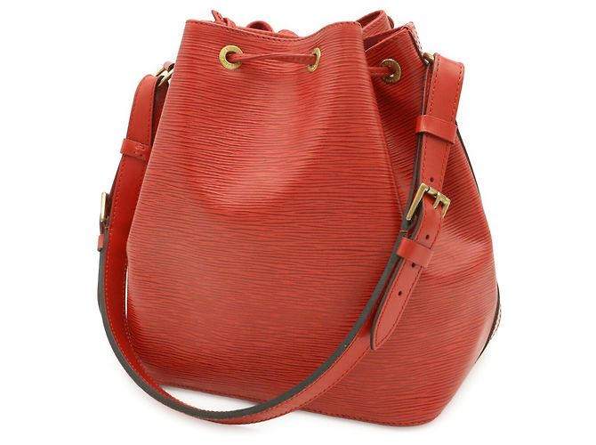 Noe Bolso de hombro Louis Vuitton Epi Petit Noé Roja - vista 3