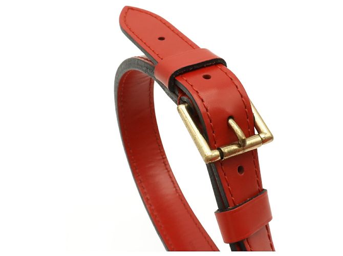 Noe Bolso de hombro Louis Vuitton Epi Petit Noé Roja - vista 6