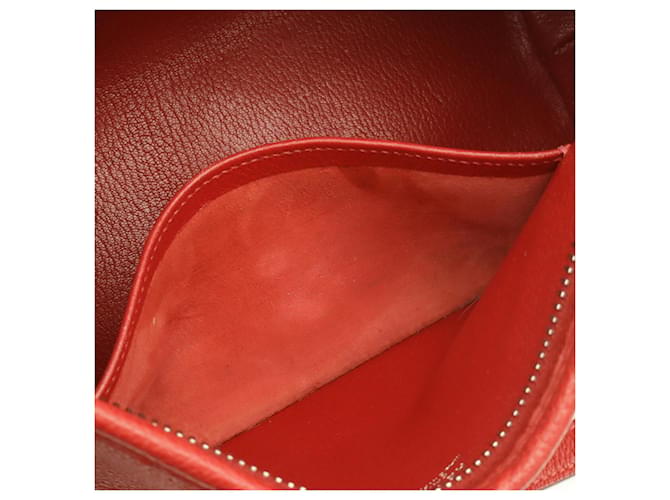 Hermès Borsa a tracolla Hermes Berlingo PM Bianco Rosso - vista 10