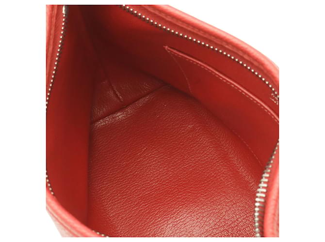 Hermès Borsa a tracolla Hermes Berlingo PM Bianco Rosso - vista 7