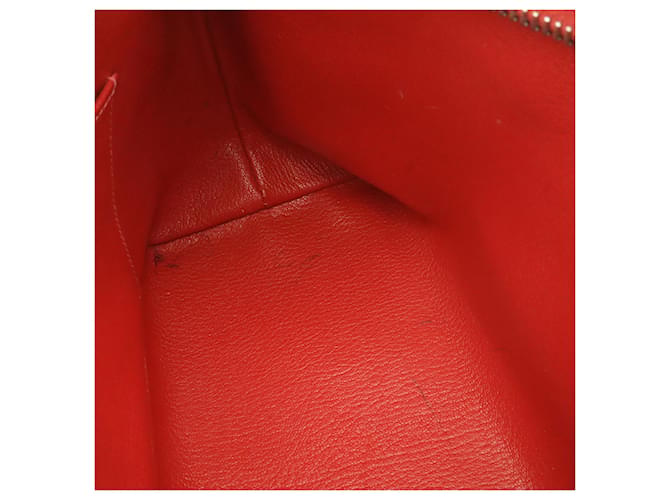 Hermès Borsa a tracolla Hermes Berlingo PM Bianco Rosso - vista 9