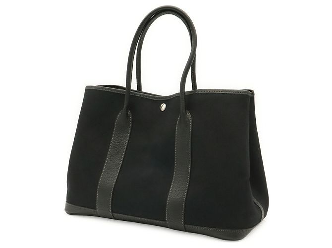 Hermès Borsa Tote HERMES Garden PM Nero - vista 3