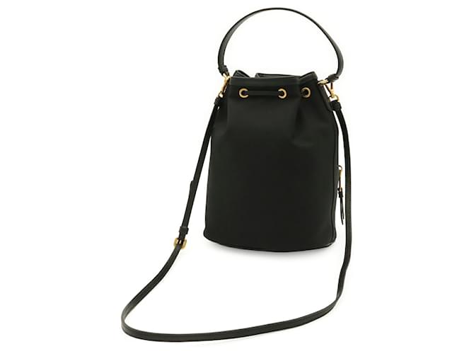 Prada Jacquard-Beuteltasche Schwarz - Ansicht 3