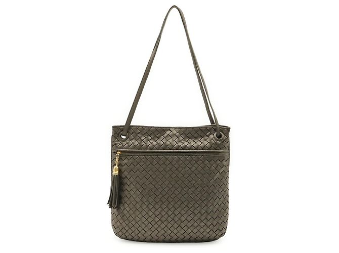 Borsa a tracolla Bottega Veneta Intrecciato Metallico - vista 2