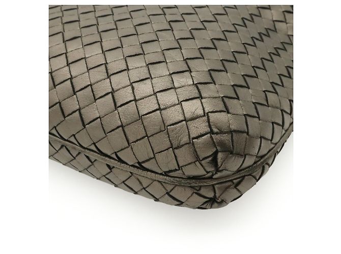 Borsa a tracolla Bottega Veneta Intrecciato Metallico - vista 4
