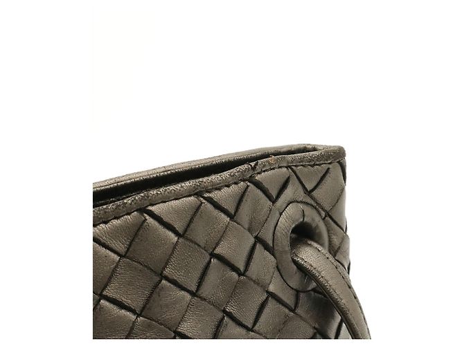 Borsa a tracolla Bottega Veneta Intrecciato Metallico - vista 5