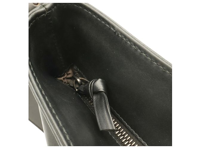 Bottega Veneta Intrecciato Schultertasche Schwarz - Ansicht 7