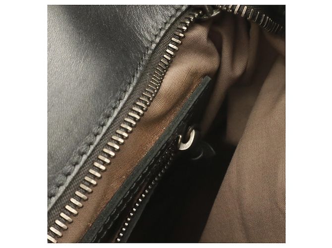 Bottega Veneta Intrecciato Schultertasche Schwarz - Ansicht 9