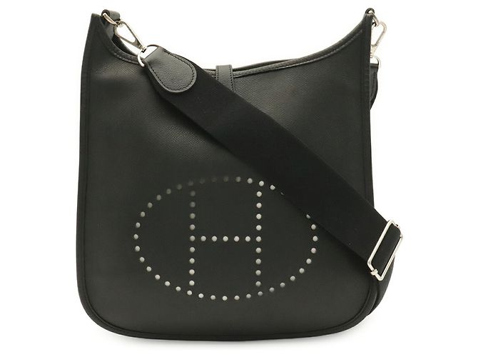 Hermès Borsa a tracolla Hermes Evelyne 3 III PM Nero - vista 2