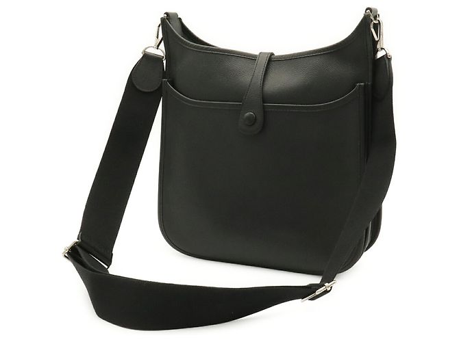 Hermès Borsa a tracolla Hermes Evelyne 3 III PM Nero - vista 3