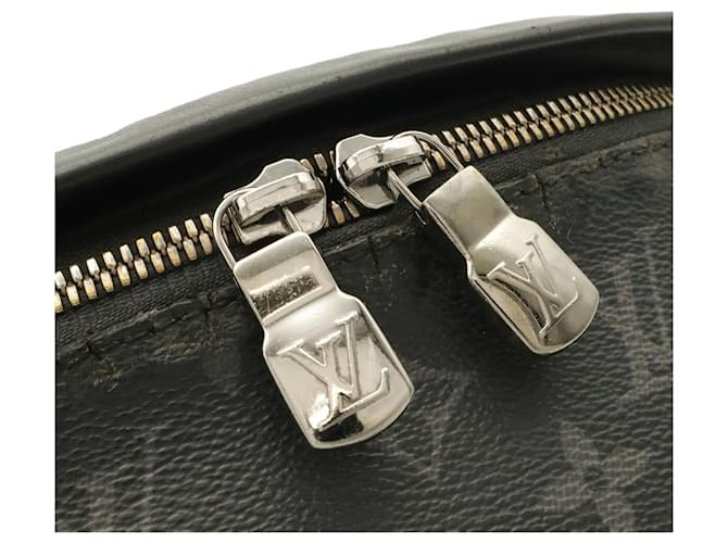 Louis Vuitton Monogram Eclipse Discovery Bum Bag PM Marrone Nero Monogramma - vista 8