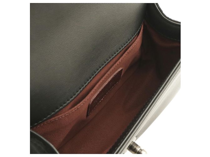 Borsa a tracolla Chanel Boy Chanel Matelassé Nero - vista 7