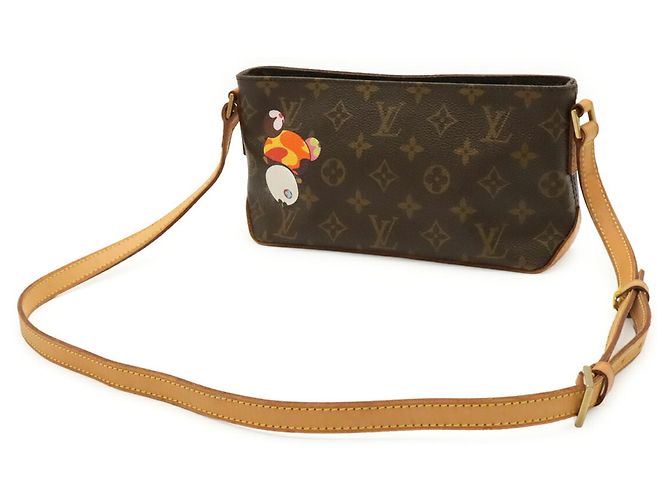 Borsa a tracolla Louis Vuitton Monogram Panda Trotteur Marrone Monogramma - vista 3