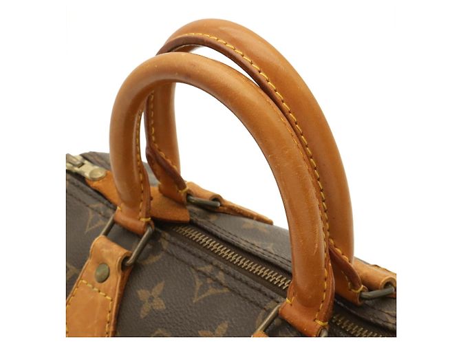 Borsa Louis Vuitton Monogram Speedy 25 Marrone Bianco Monogramma - vista 6