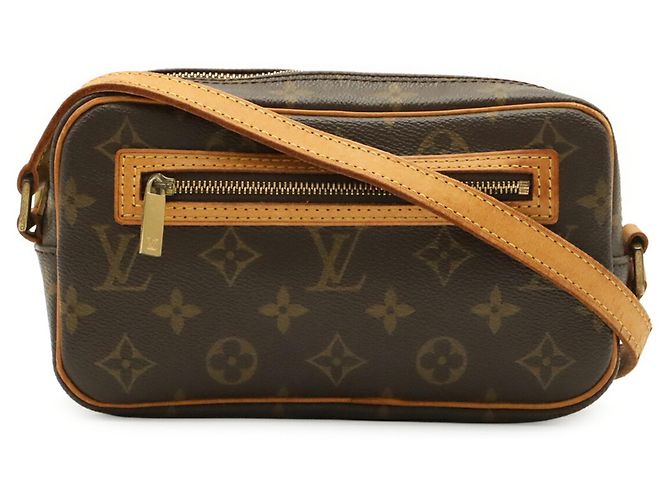 Borsa a tracolla Louis Vuitton Monogram Pochette Cité Marrone Monogramma - vista 2