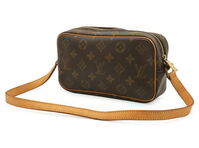 Borsa a tracolla Louis Vuitton Monogram Pochette Cité Marrone Monogramma - vista 3
