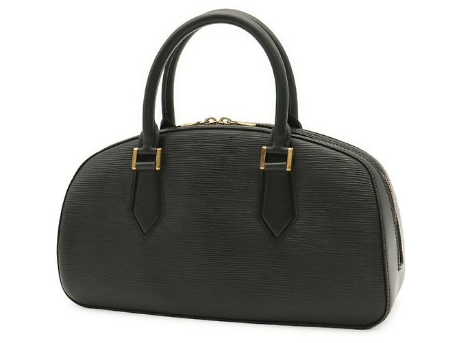 Borsa a mano Louis Vuitton Epi Jasmine Nero Bianco - vista 3