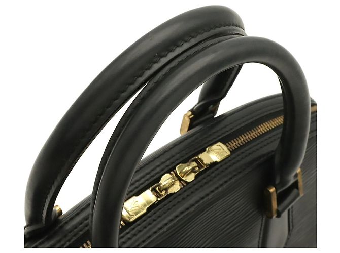 Borsa a mano Louis Vuitton Epi Jasmine Nero Bianco - vista 6