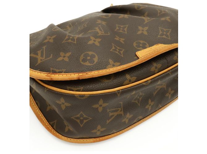 Borsa a tracolla Louis Vuitton Monogram Menilmontant PM M40474 Marrone Monogramma - vista 4