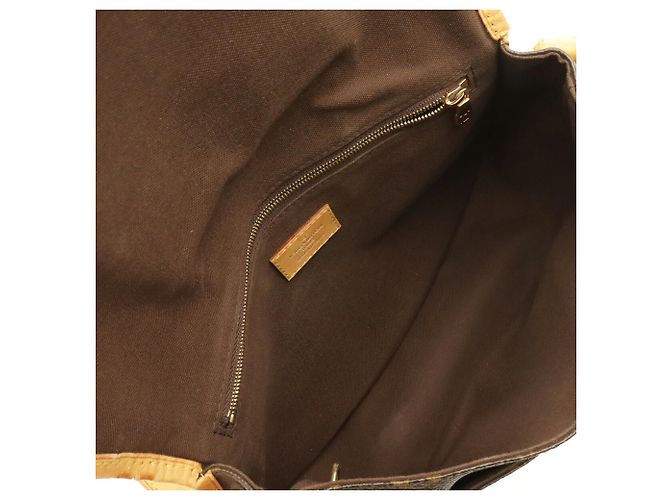 Borsa a tracolla Louis Vuitton Monogram Menilmontant PM M40474 Marrone Monogramma - vista 8