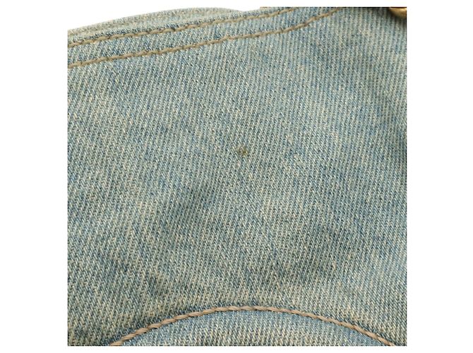 Borsa a catena Gucci Soho Interlocking G Marrone Blu chiaro - vista 5