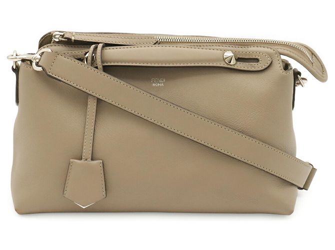 Borsa Fendi By The Way Medium Bianco Grigio - vista 2