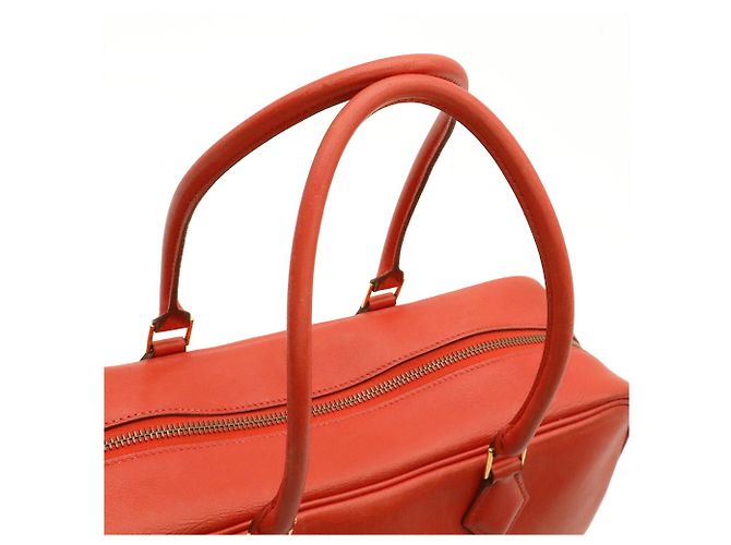 Hermès Borsa a mano HERMES Plume 32 Tote Bag Rosso - vista 6