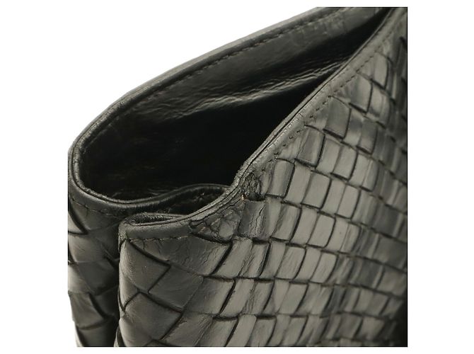 Borsa Tote Bottega Veneta Intrecciato Black Nero - vista 5