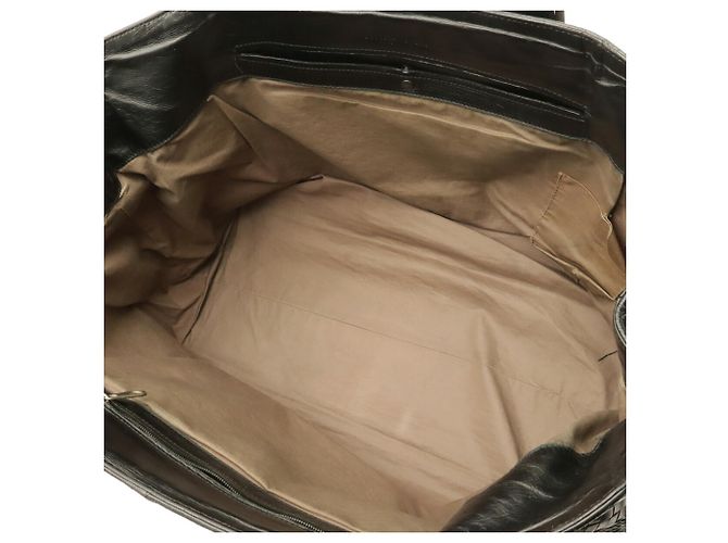 Borsa Tote Bottega Veneta Intrecciato Black Nero - vista 7