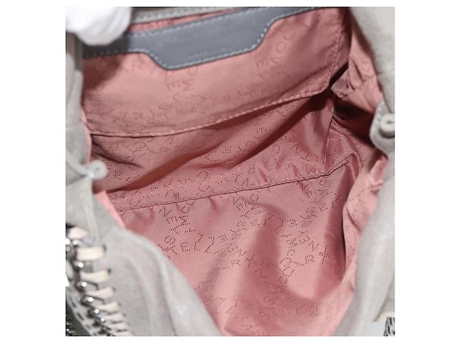 Stella Mc Cartney Stella McCartney Falabella Fold Over Shaggy Deer Marrone - vista 5