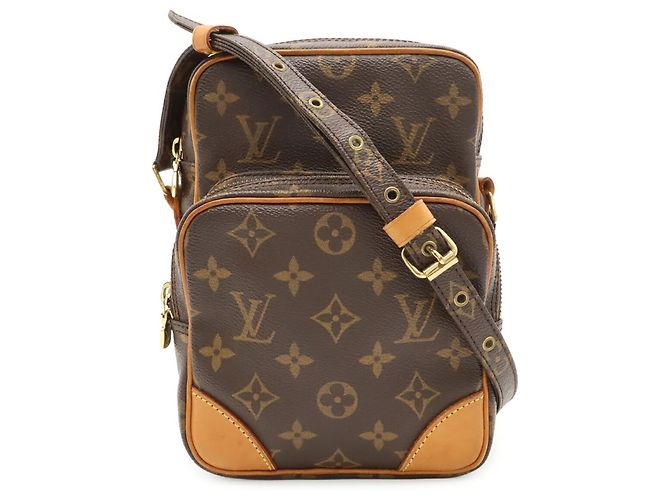 Borsa a tracolla Pochette Louis Vuitton Monogram Amazon Marrone - vista 2