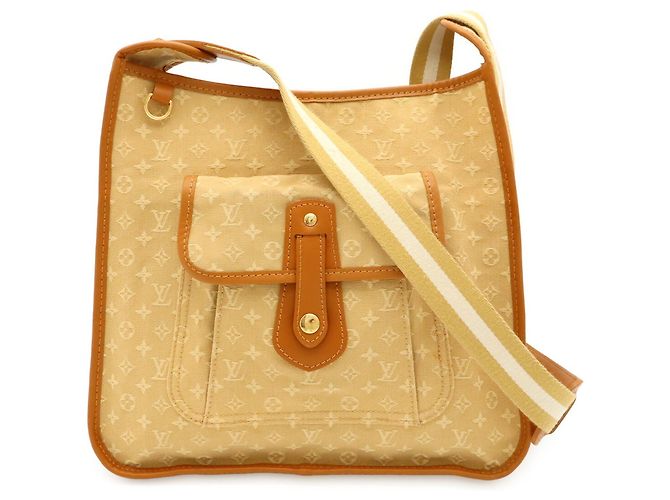 Borsa a tracolla Louis Vuitton Monogram Mini Buzas Marie Kate Beige - vista 2