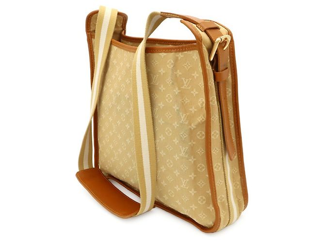 Borsa a tracolla Louis Vuitton Monogram Mini Buzas Marie Kate Beige - vista 3