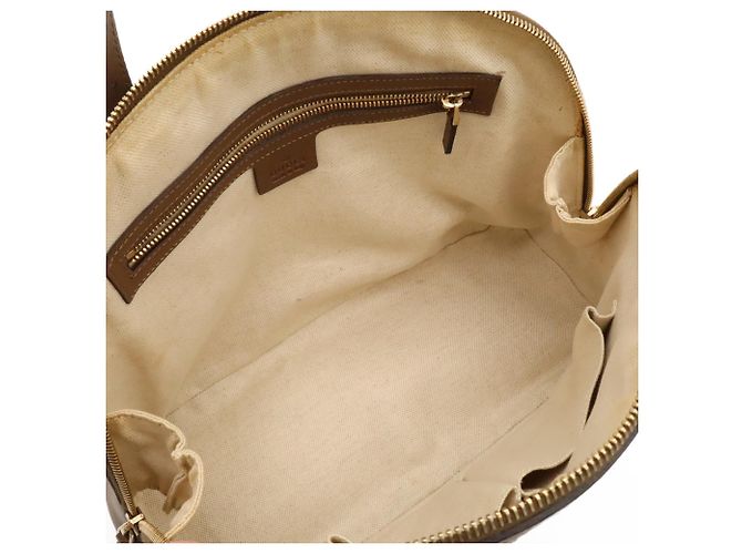 Borsa a mano Gucci Nice GG Supreme Marrone Beige - vista 7
