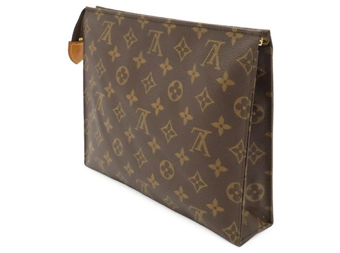 Louis Vuitton Monogram Pochette Toilette 26 Marrone - vista 3