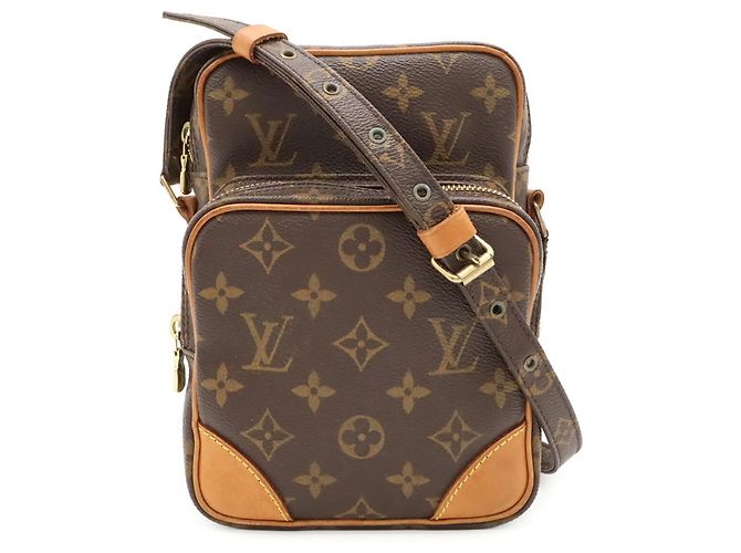 Borsa a tracolla Pochette Louis Vuitton Monogram Amazon Marrone - vista 2