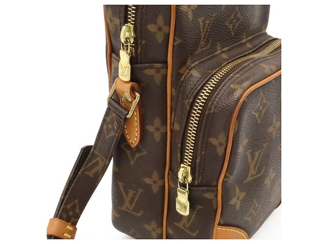 Borsa a tracolla Pochette Louis Vuitton Monogram Amazon Marrone - vista 7