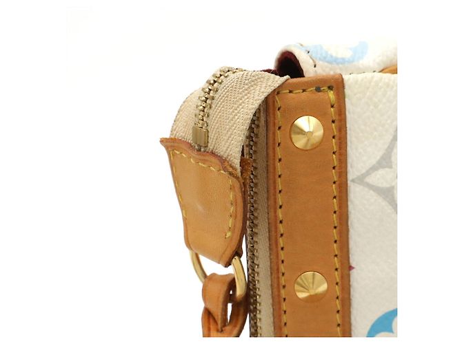 Louis Vuitton Monogram Multicolor Pochette Accessoires Bianco - vista 6