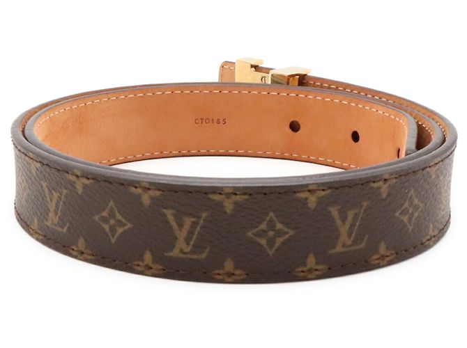 Louis Vuitton Monogram Ceinture Initials LV Belt Braun - Ansicht 3
