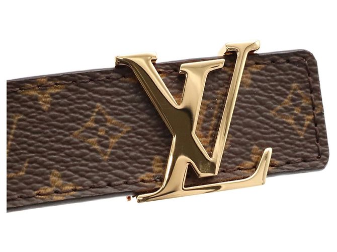 Louis Vuitton Monogram Ceinture Initials LV Belt Braun - Ansicht 4