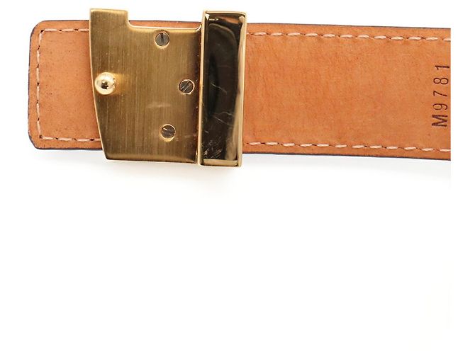 Louis Vuitton Monogram Ceinture Initials LV Belt Braun - Ansicht 5