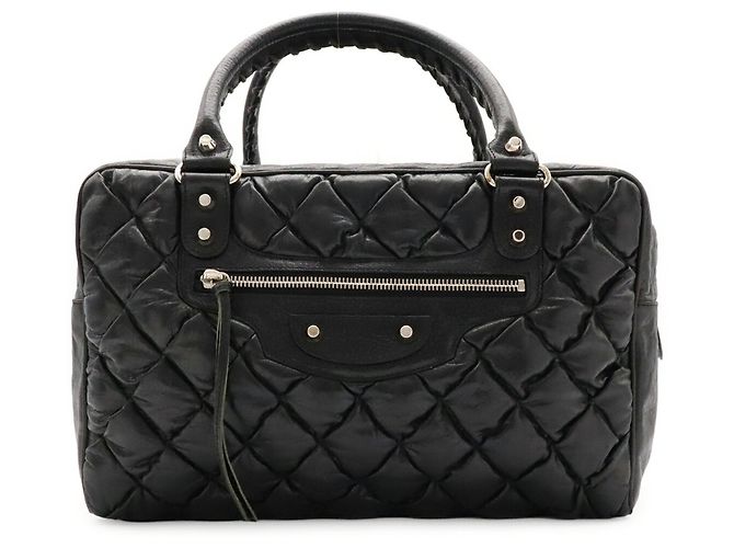 Borsa Balenciaga Matelassé Nero - vista 2