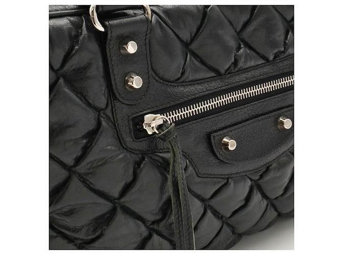 Borsa Balenciaga Matelassé Nero - vista 7