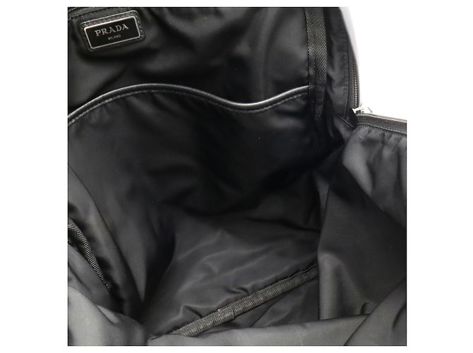Zaino Prada in nylon e pelle Nero - vista 10