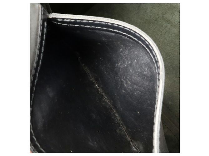Borsa Louis Vuitton Epi Speedy 25 in Noir Nero - vista 10