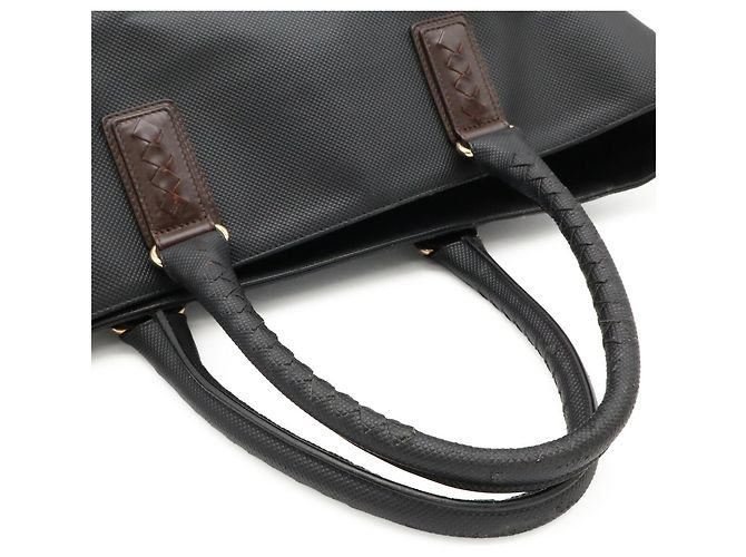 Bottega Veneta Borsa Tote/a tracolla Marco Polo Nero Marrone scuro - vista 5