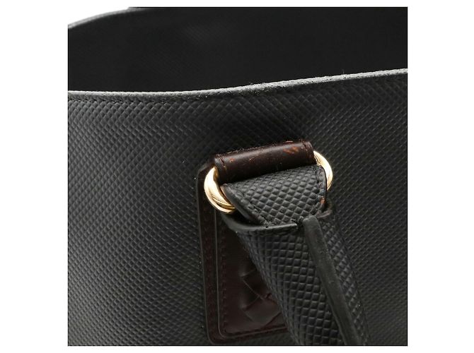 Bottega Veneta Borsa Tote/a tracolla Marco Polo Nero Marrone scuro - vista 6
