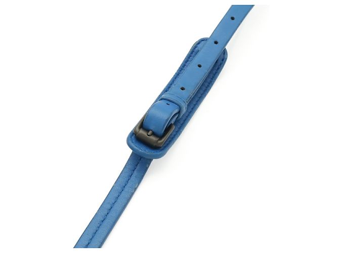 Borsa a tracolla Bottega Veneta Intrecciato Nodini Blu - vista 5