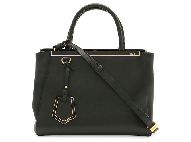 Fendi Petite 2JOURS Handtasche Schwarz - Ansicht 2