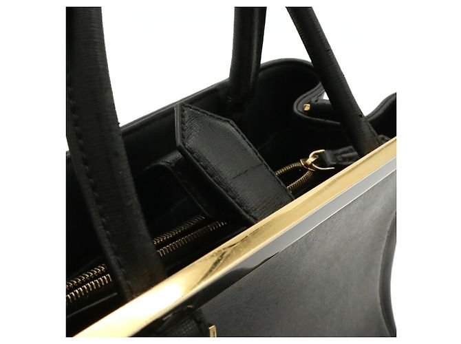 Fendi Petite 2JOURS Handtasche Schwarz - Ansicht 6
